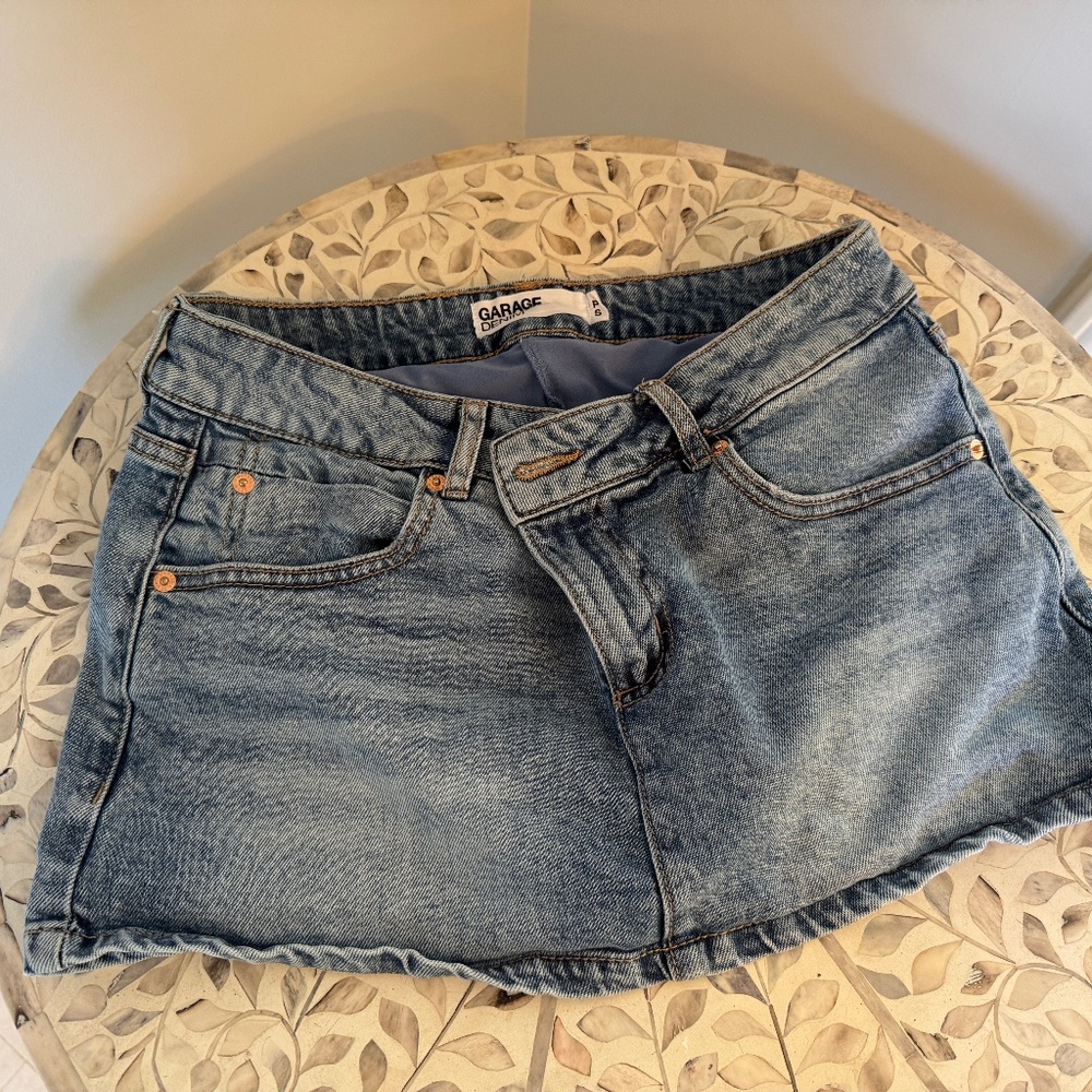 Garage Denim Mini Skort